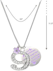 img 3 attached to 🎁 Birthday Gifts: Necklace & Bracelet Set for Girls - Jewelry & Bracelets for All Ages