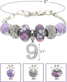 img 1 attached to 🎁 Birthday Gifts: Necklace & Bracelet Set for Girls - Jewelry & Bracelets for All Ages