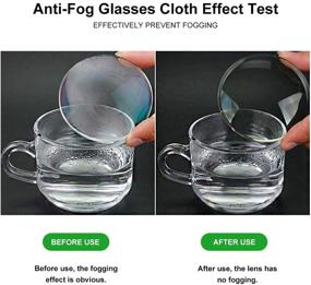 img 1 attached to 🧽 Advanced Nano Microfiber Lens Wipe Cloth - Reusable Eyeglasses Cleaning Wipes for Clear Vision, Sunglasses, Camera Lenses & Phone Screens - WAEKIYTL Anti-Fog Technology