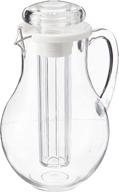 🥤 2-quart winco water pitcher with ice tube core - polycarbonate material logo