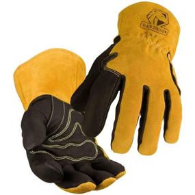 img 4 attached to 🧤 Premium Genuine Cowhide Welding Gloves by BSX