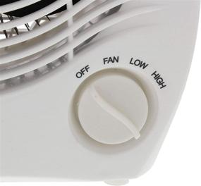 img 1 attached to 🔥 Electric Portable Heater Comfort Zone CZ40 with Thermostat and White Color for Optimal Comfort