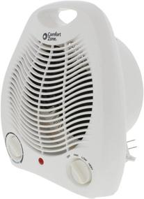 img 3 attached to 🔥 Electric Portable Heater Comfort Zone CZ40 with Thermostat and White Color for Optimal Comfort