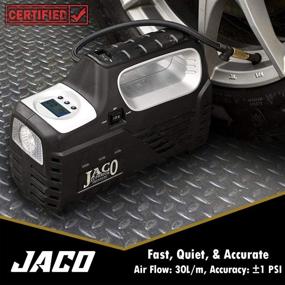 img 3 attached to JACO SmartPro 2.0 Portable Air Compressor Pump - Digital Tire Inflator - AC/DC - 100 PSI