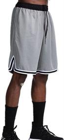 img 2 attached to OPALOS Basketball Lightweight Drawstring Black White Grey 115