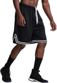 img 1 attached to OPALOS Basketball Lightweight Drawstring Black White Grey 115