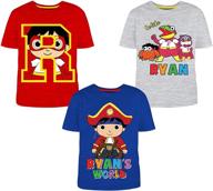 ryans world rw046 pack t shirts logo