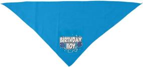 img 1 attached to 🎉 Mirage Pet Birthday Boy Screen Print Dog Bandana – Celebrate in Style with This Adorable Accessory!