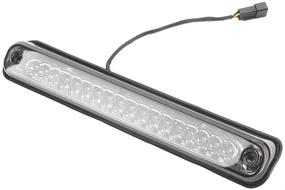 img 2 attached to 💡 Enhance Safety with Mallofusa LED Third Brake Light for 1994-1999 Chevy C/K and GMC C/K - Smoke High Mount 3rd Brake Light in Red & White