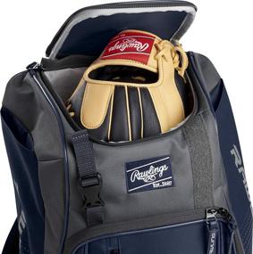 img 1 attached to Rawlings Franchise Baseball Softball Backpack: The Ultimate Game-Day Companion