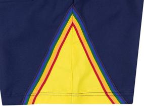 img 1 attached to 🌈 LAGUNA Vintage Rainbow Volley Boardshorts: Retro-style Boys' Clothing for Fun in the Sun