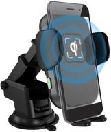 upxon wireless car charger: auto-clamping mount for iphone & android smartphones logo