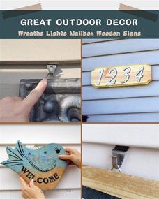 img 3 attached to Vinyl Siding Hanger 📦 Hooks for Decorations – Industrial Hardware