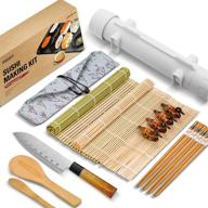 🍣 isseve sushi making kit: all-in-one sushi bazooka maker with bamboo mats, chopsticks, knife, and diy roller machine logo