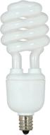 satco s7366 13w candelabra t2 mini spiral, 5000k, 120v, replaces 60w incandescent bulb, suitable for enclosed fixtures логотип