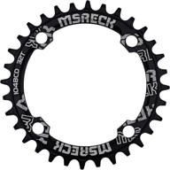 🚴 msreck round oval chainring 104 bcd - 32t, 34t, 36t, 38t - narrow wide single chainring for road bikes, mountain bikes, bmx and mtb bicycles logo