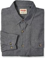 классический рукав wrangler authentics chambray логотип