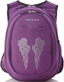 img 4 attached to 🎒 Obersee Rhinestone-Integrated Pre School Backpacks