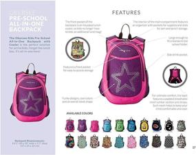 img 1 attached to 🎒 Obersee Rhinestone-Integrated Pre School Backpacks