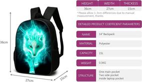 img 3 attached to 🎒 Stylish 14-Inch Travel Daypack for Girls: A Must-Have Backpack!