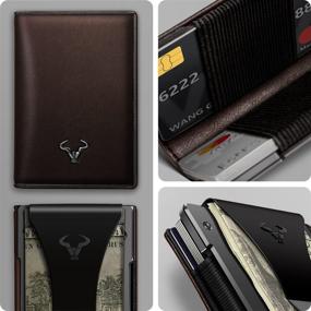 img 3 attached to Wallet Money BULLIANT Expandable Blocking Men's Accessories for Wallets, Card Cases & Money Organizers