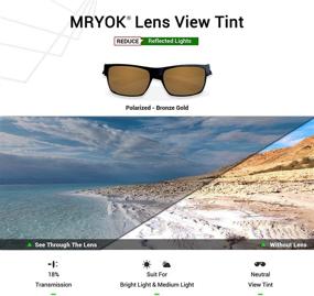 img 1 attached to Polarized Replacement Lenses for Mryok Crankcase: Enhance Men's Accessories