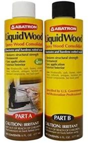 img 2 attached to 🌳 Revitalize Your Wood with Abatron LiquidWood Kit: 6 oz Part A & B Epoxy Wood Consolidant