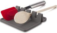 🍴 tomorrow's kitchen silicone utensil rest in grey: the ideal kitchen tool storage solution (46703606) logo