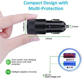 img 2 attached to ⚡️ High-Speed Charging Set: Quick Charge 3.0 Charger (4 in 1) with USB C Fast Charger, Compatible with Google Pixel 4 XL, Samsung Galaxy S20 Note 10, Moto G8 G7 Z4, LG Stylo 5 V40 G8 G7, Wall Block, Car Adapter, 2Pcs 6Ft Type C Cord