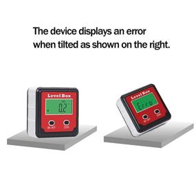 img 1 attached to 📏 Revolutionize your Measurements with Beslands Backlight Protractor Inclinometer Electronic