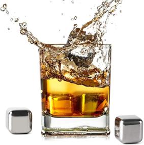 img 3 attached to 🥃 Kollea Reusable Ice Cube Whiskey Stones: Perfect Whiskey Gifts for Men