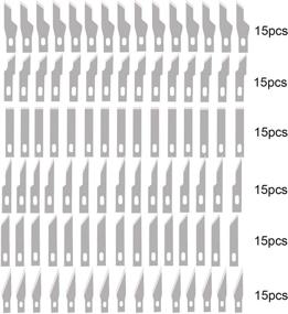 img 3 attached to ✂️ 90-Piece Precision Craft Knife Set for DIY Artwork, Cutting, Models, Scrapbook