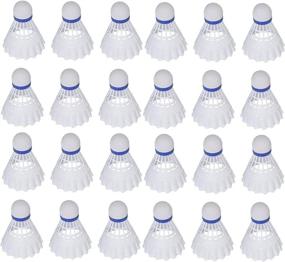 img 4 attached to 🏸 ZZICEN Nylon Badminton Shuttlecocks - Pack of 24, High Speed Plastic Birdies for Indoor and Outdoor Sports