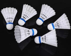 img 3 attached to 🏸 ZZICEN Nylon Badminton Shuttlecocks - Pack of 24, High Speed Plastic Birdies for Indoor and Outdoor Sports