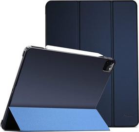 img 4 attached to ProCase iPad Pro 11 Case 2020 & 2018 - Slim Hard Shell Stand Cover (Navy)