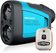 🏌️ mileseey professional golf rangefinder 660 yards with slope compensation, ±0.55yd accuracy, fast flagpole lock, 6x magnification, distance/angle/speed measurement for golf and hunting logo
