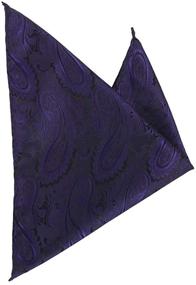 img 2 attached to 🎀 Epoint Paisley Pre-Tied Microfiber Bow Tie - CB AQ R 013