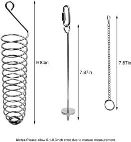 img 3 attached to 🐦 Bird Feeder Toy: Stainless Steel Skewer for Parrots, Cockatoos, and Cockatiels - Hanging Foraging Food Holder for Small Animals - Vegetable Fruit Feed Treating Tool