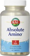 kal absolute amino tablet count logo