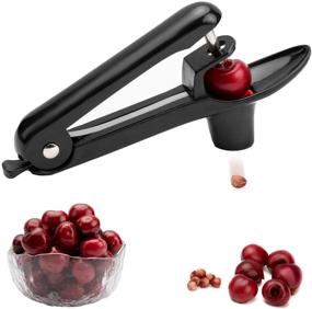 img 4 attached to 🍒 Ordekcity Black Cherry Pitter Tool - Efficient Cherry Remover