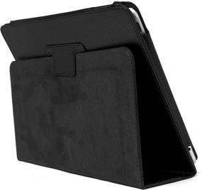 img 3 attached to 🔒 Bastex Folio Synthetic Leather Case Cover with Built-in Stand for Apple iPad 1 1st Generation - Black: Ultimate Protection and Versatility for your iPad 1