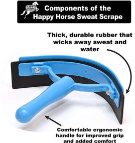 img 3 attached to 🐴 Ultimate Comfort and Efficiency: Happy Horse Thick Rubber Sweat Scraper