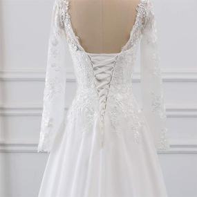 img 1 attached to 👰 Shop Findlove Wedding Dresses with Appliques in Off White - Women's Clothing