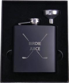 img 3 attached to 🏌️ Black Golf Birdie Juice Flask, Funnel and Gift Box - Perfect Christmas, Birthday, Valentines Gift for Golfers