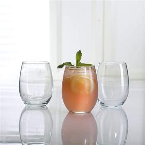 img 1 attached to 🍷 Top-Rated Stemless Wine Glasses on Amazon: 15 oz, Set of 4 - Amazon Basics