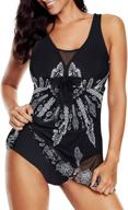 swimsuits swimdress athletic swimwear black white women's clothing for swimsuits & cover ups logo