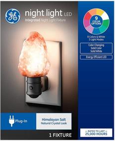 img 2 attached to 🔌 GE Lighting Himalayan Salt Color-Changing Decorative LED Night Light, 1-Pack - Plug-in Fixture