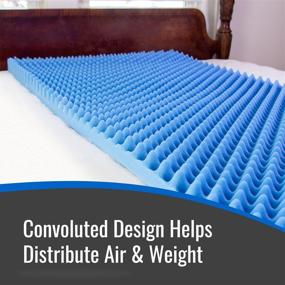 img 3 attached to 🛏️ DMI Foam Mattress Topper: Support, Air Circulation & Pressure Relief | 33 x 72 x 2 Hospital Size