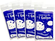 ❄️ ideal for cloud slime & winter decor: snowonder instant snow, makes 4 gallons of artificial snow! logo