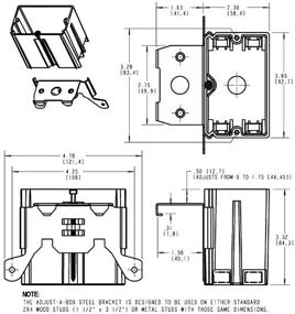 img 1 attached to Carlon B121ADJ Контакт: Надежное решение длиной 4 дюйма для всех ваших электрических потребностей.